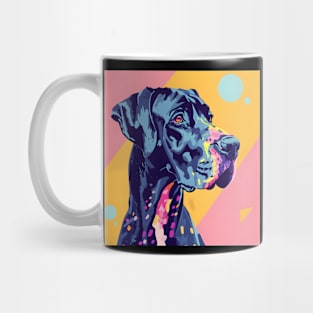 Great Dane in 80's Mug